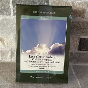 NEW Great Courses Lost Christianities Bart D. Ehrman 2 DVDs & Book 24 Lectures